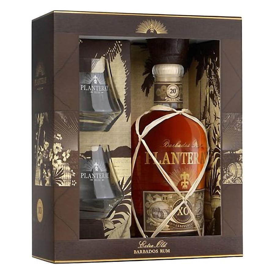 Planteray XO 20th Anniversary rum 0,7L 40% pdd. + 2db pohár